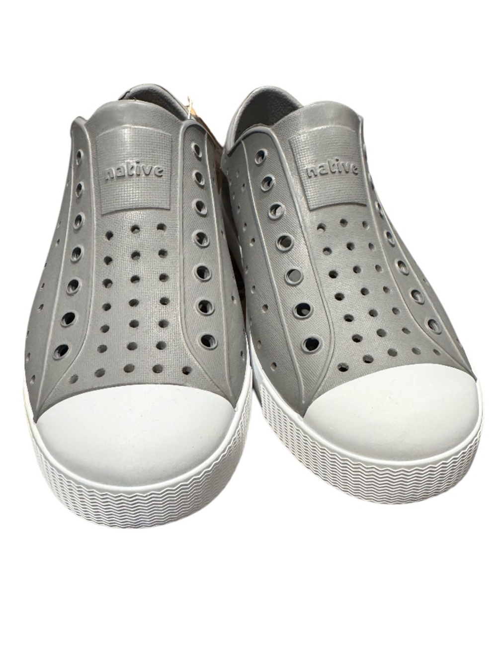 NATIVE SHOES “Jefferson” pigeon grey/shell white water shoes - J3